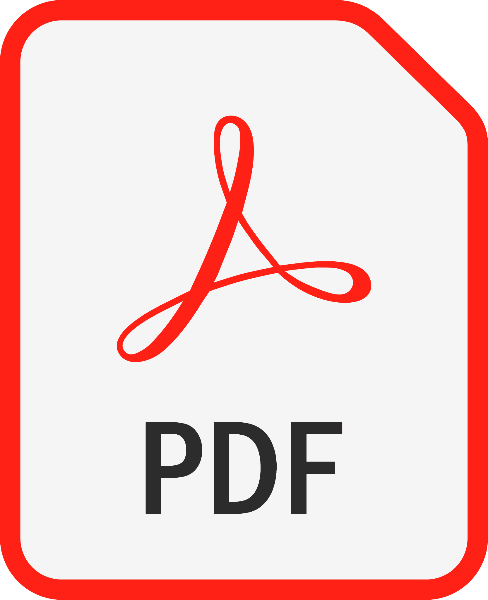 PDF file icon svg